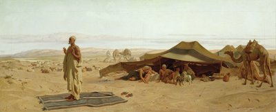 Avondgebed in het Westen, 1872 door Frederick Goodall